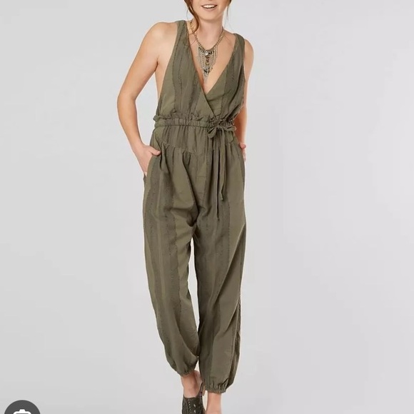 Free People - All Natural jumpsuit - Picture 2 of 4